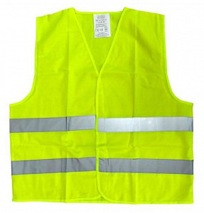 Автоаксессуар Жилет безопасности светоотражающий желтый - фото Автоаксессуар Жилет безопасности светоотражающий желтый - фото