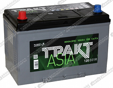 Автомобильный аккумулятор ASIA 6СТ-100.1 VL (D31FR) - фото