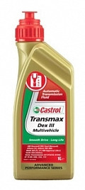 Трансмиссионная жидкость Castrol ATF Transmax Dex III Multivehicle 1л (АКПП)