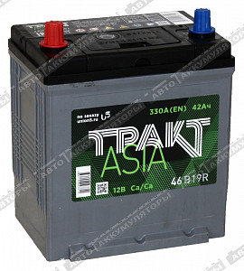 Автомобильный аккумулятор ASIA 6СТ-42.1 VL (B19FR) - фото