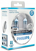 Philips H4 12V-60/55W White Vision (2шт)