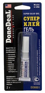 Автохимия DD 6601 Суперклей, гель, 2г - фото  Автохимия DD 6601 Суперклей, гель, 2г - фото